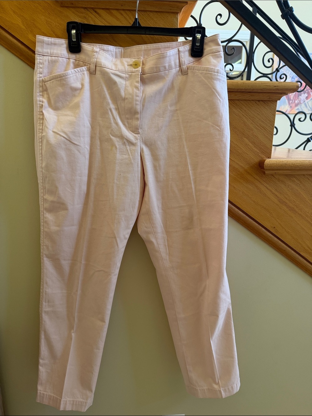 Talbots Women’s Light Pink Straight-Leg Pants Size 10P